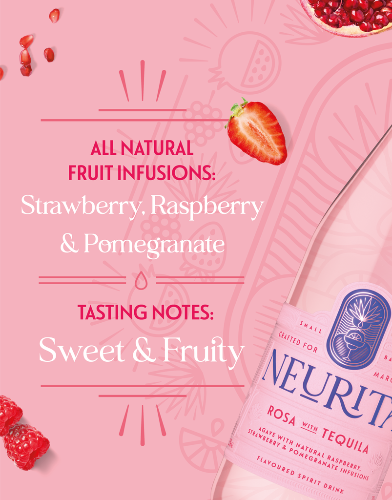 Neurita Tequila Blanco - Rosa 70cl - Neurita Tequila